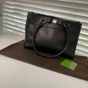 Kate Spade Black Tote Purse with Dustbag